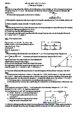Một số đề thi chọn học sinh giỏi Vật lí lớp 9